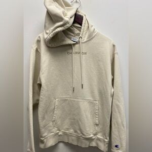 🤍 Champion Classic Cream Pullover Hoodie 🤍 - Medium